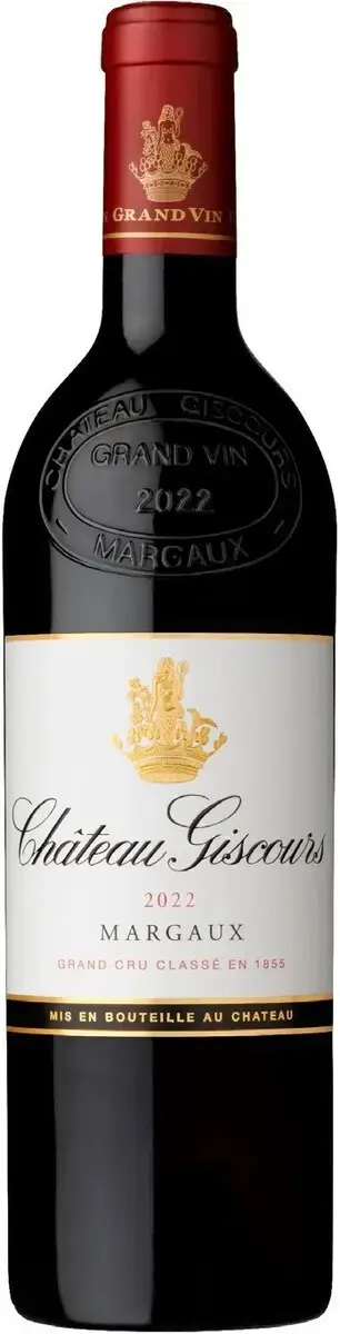 Вино Вино Chateau Giscours, Margaux AOC 3-me Grand Cru, 2022 0.75 л