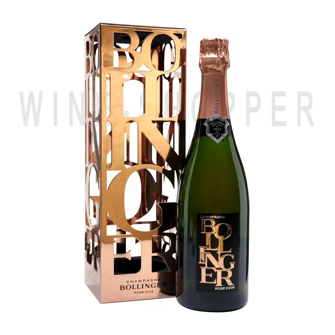 Шампанское Bollinger Rose Brut gift metal pack 2006 0.75 л