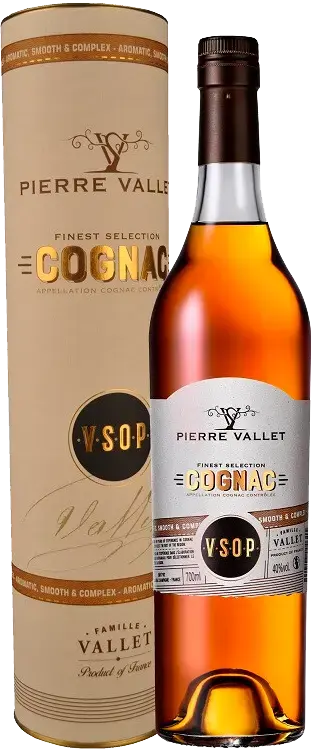 Коньяк Pierre Vallet VSOP gift box 0.7 л