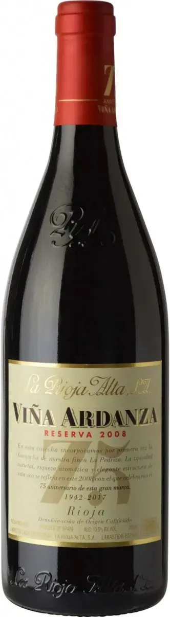Вино La Rioja Alta Vina Ardanza Reserva Rioja DOC, 2008, 0.75 л