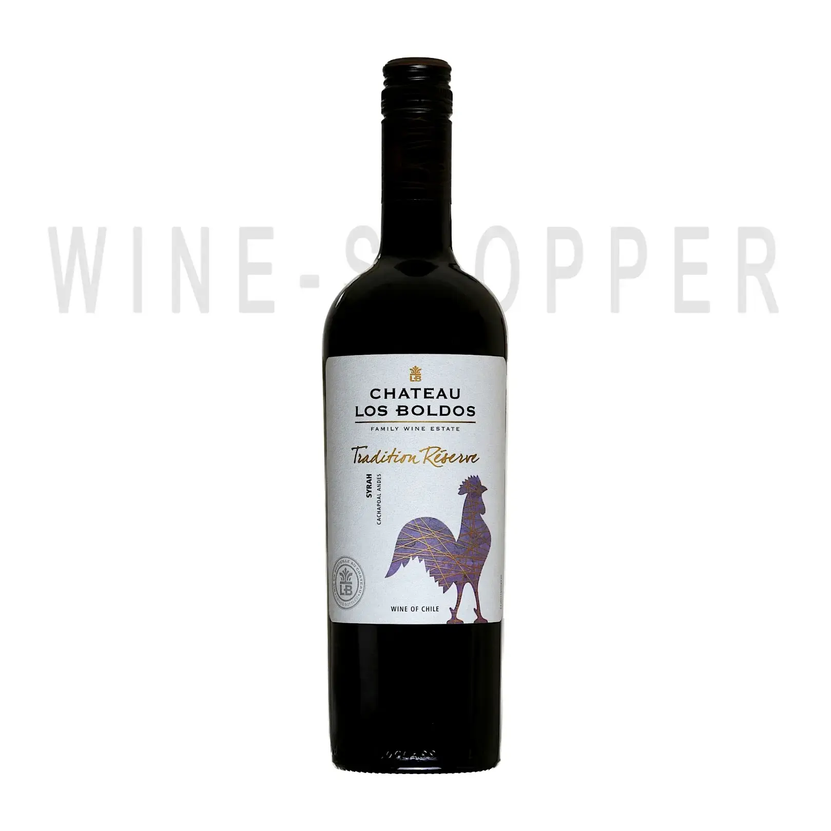 Вино Sogrape Vinhos Chateau Los Boldos Tradition Reserve Syrah 0.75 л