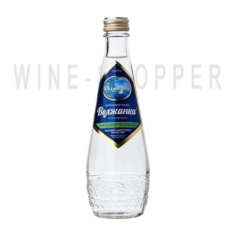 Минеральная вода Volzhanka mineral still water glass 0.33 л