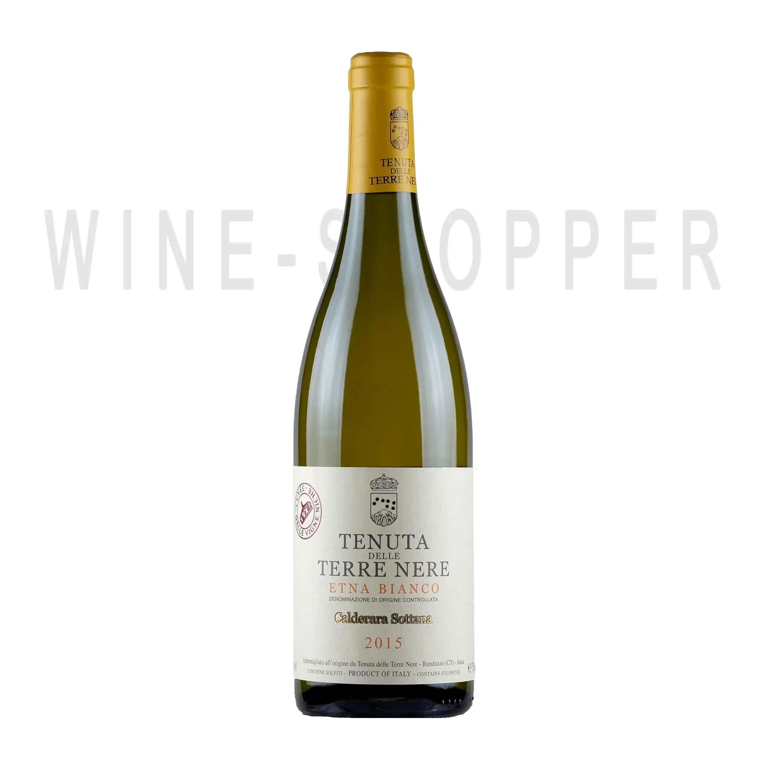 Вино Tenuta delle Terre Nere Etna Bianco Vigne Niche Calderara Sottana 2016 0.75 л