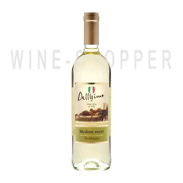 Вино Dellisimo Trebbiano Rubicone Bianco Semi Dolce 2016 0.75 л