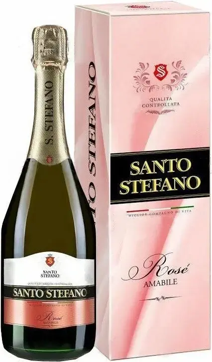 Игристое вино Santo Stefano Rose Amabile, gift box, 0.75 л