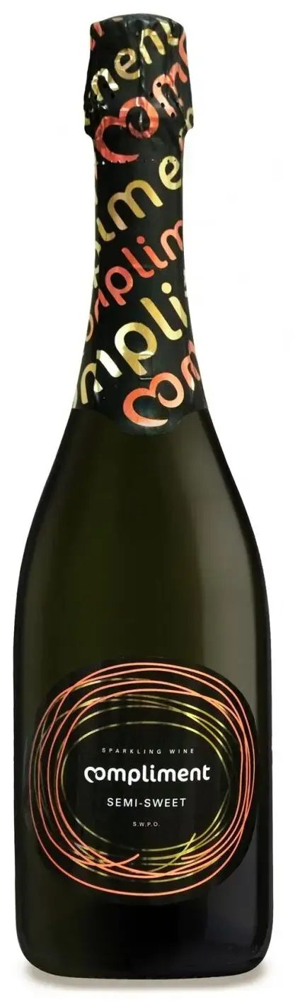Игристое вино Комплимент Полусладкое, 0.75 л