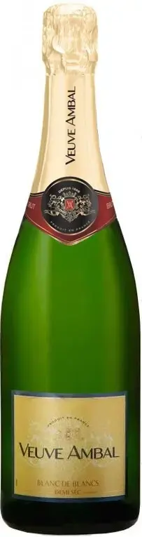 Игристое вино Veuve Ambal Blanc de Blancs Demi Sec, 0.75 л