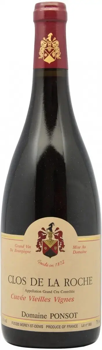 Вино Domaine Ponsot Clos de la Roche Grand Cru Cuvee Vieilles Vignes AOC, 2013, 0.75 л