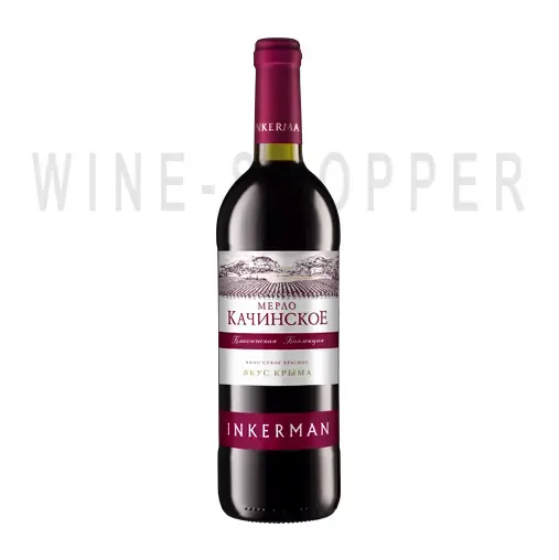 Вино Inkerman Kollekciya Classic Wine Merlo Kachinskoe 0.75 л
