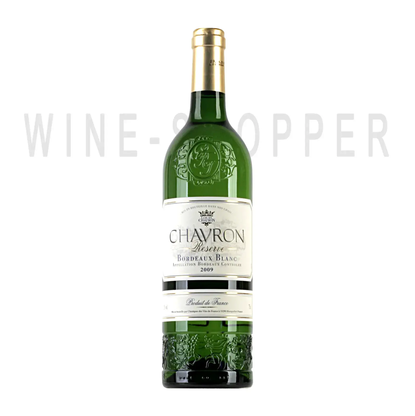Вино Bordeaux Blanc Chavron Reserve 2009 0.75 л