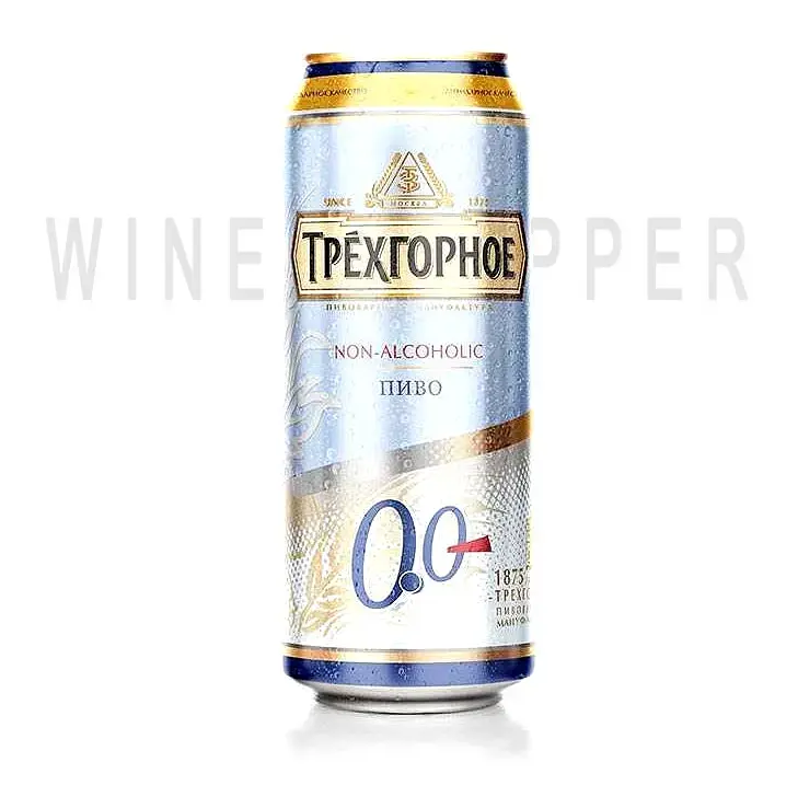 Пиво Trehgornoe Bezalkogol'noe in can 0.45 л