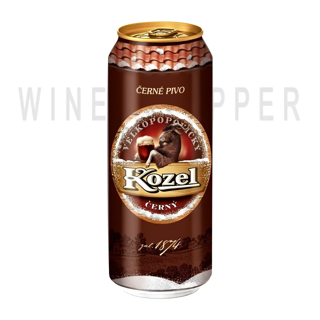 Пиво Velkopopovicky Kozel Cerny in can 0.5 л 