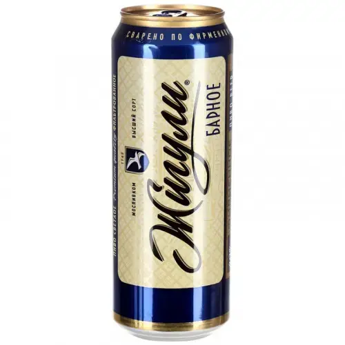 Пиво Zhiguli Barnoe in can 0.9 л