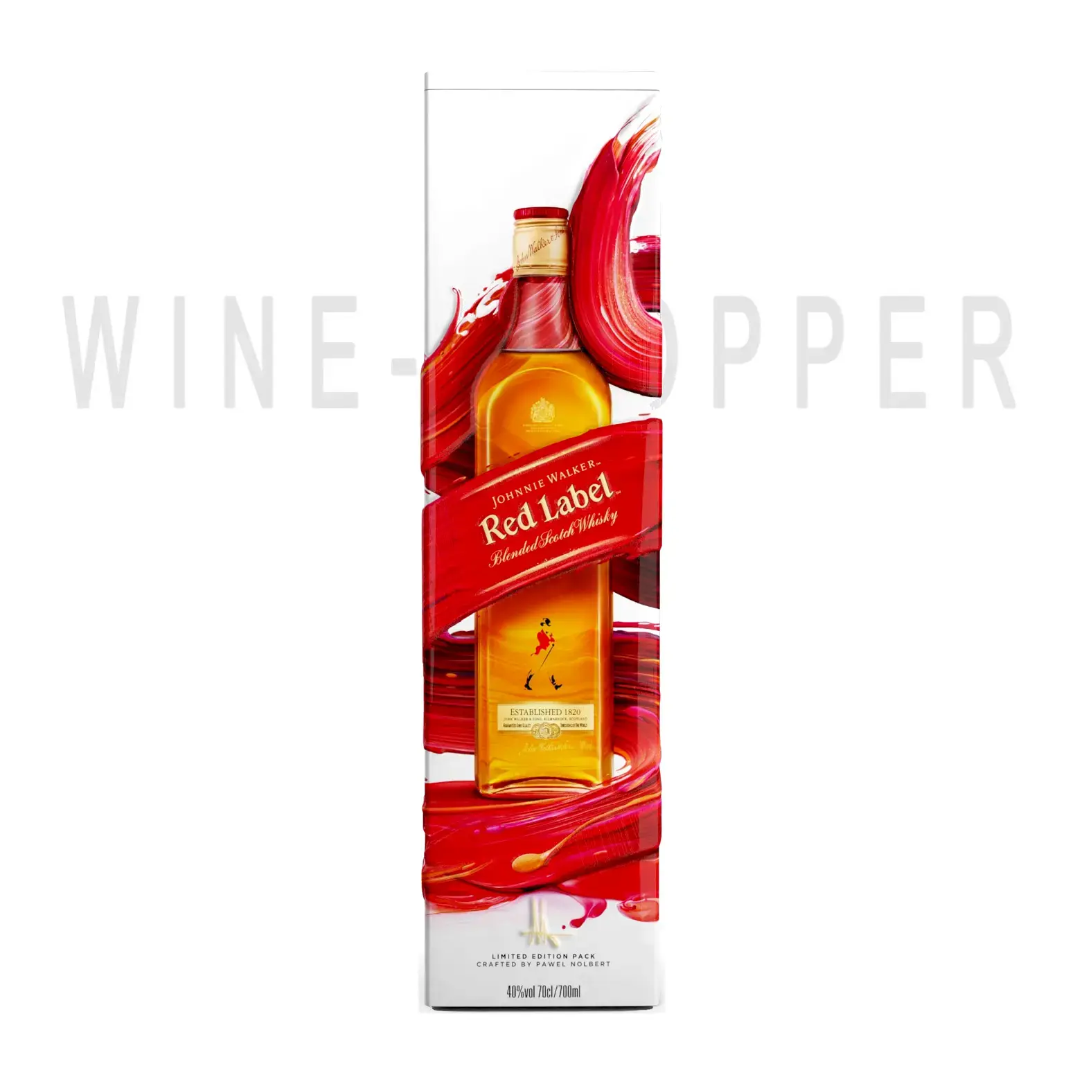 Виски Johnnie Walker Red Label metal box 0.7 л