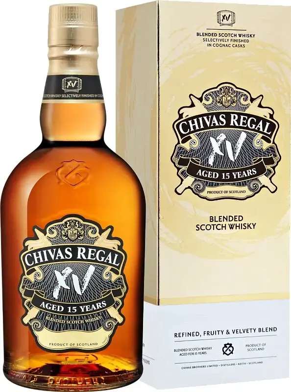 Виски Chivas Regal 15 Years Old, gift box, 0.75 л