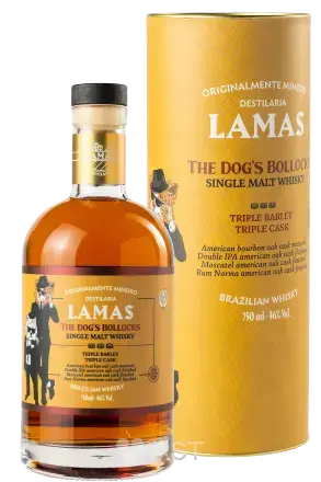 Виски Lamas The Dog's Bollocks, gift box, 0.75 л