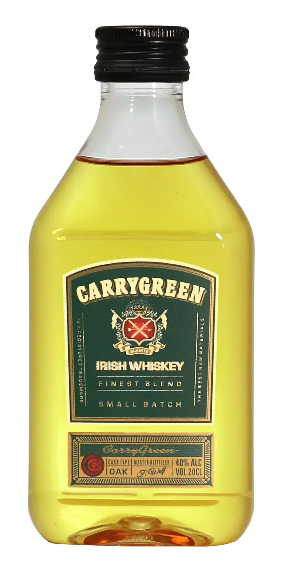 Виски Carrygreen Irish Whiskey PET, 0.2 л