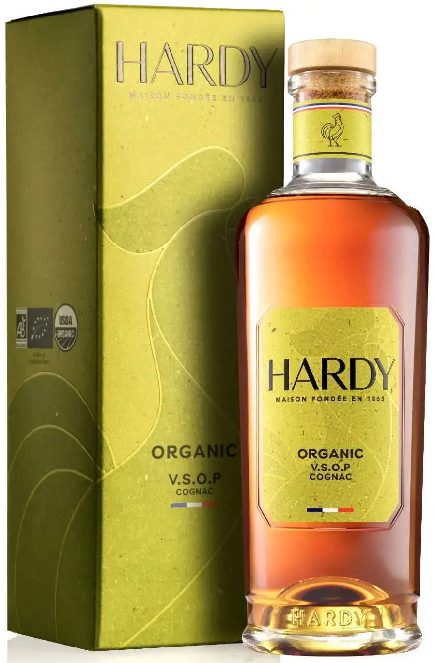 Коньяк Hardy, Organic VSOP, Fine Champagne AOC, gift box, 0.7 л