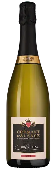 Игристое вино Cave de Turckheim Cremant d'Alsace AOC Brut, 2021, 0.75 л