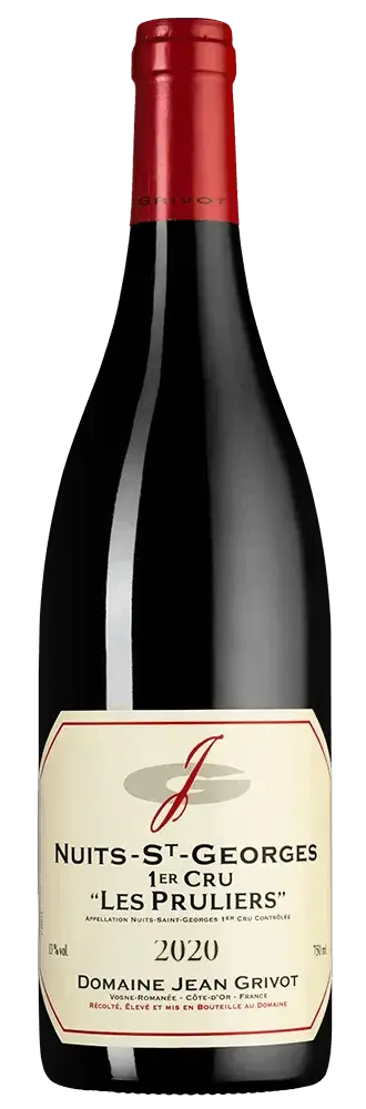 Вино Domaine Jean Grivot Nuits-Saint-Georges Premier Cru Les Pruliers, 2020, 0.75 л
