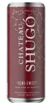 Игристое вино Chateau Shugo Red Semi-Sweet, 0.25 л