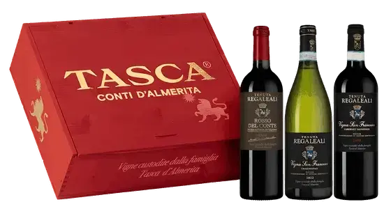 Вино Tasca d'Almerita The Cult Trio, set of 3 bottles, 0.75 л