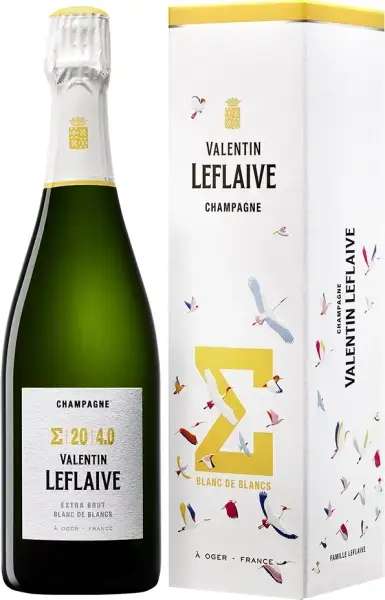 Шампанское Valentin Leflaive Sigma Blanc de Blancs 20 4.0, 2020, gift box, 0.75 л