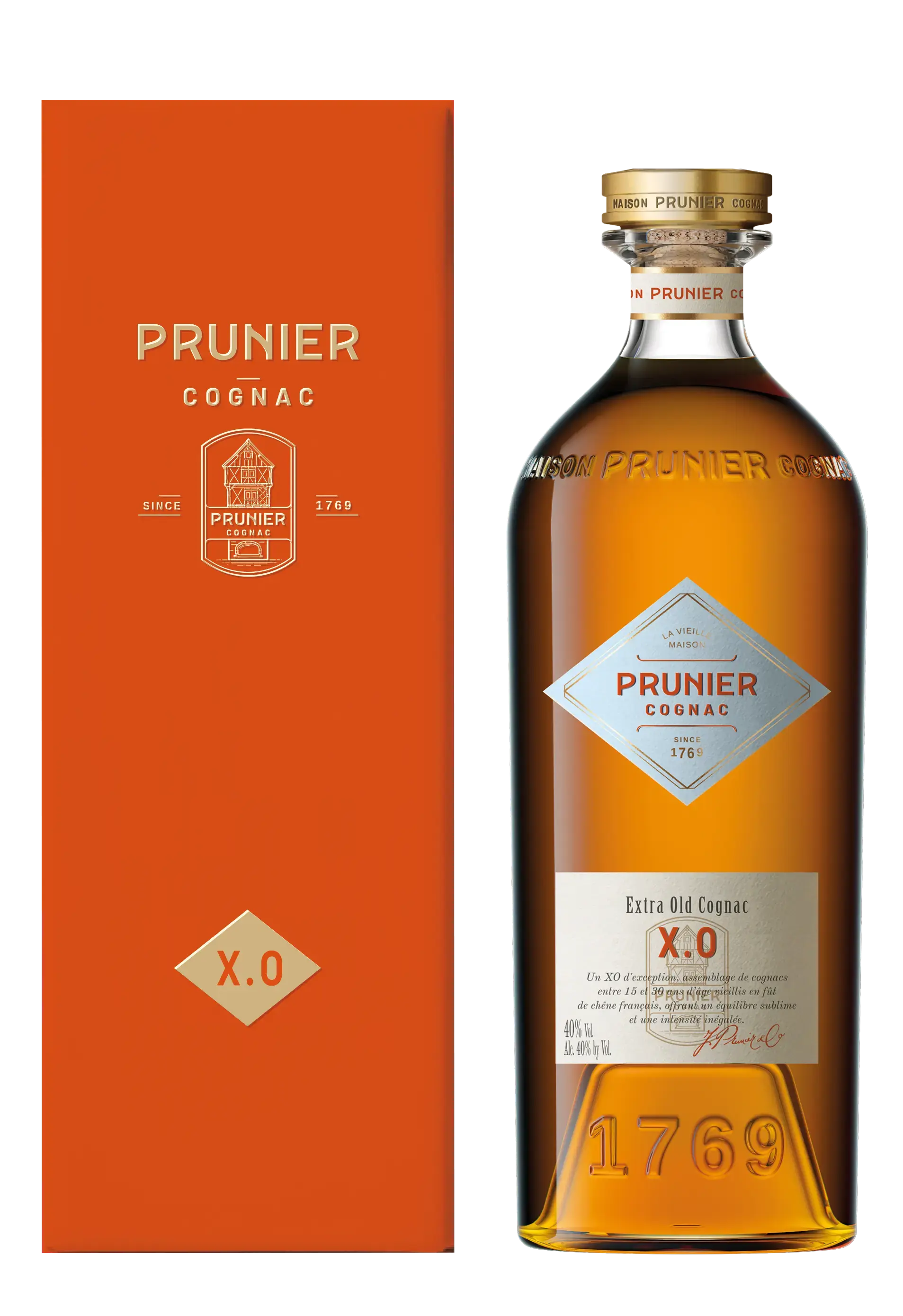 Коньяк Prunier XO, gift box, 0.7 л
