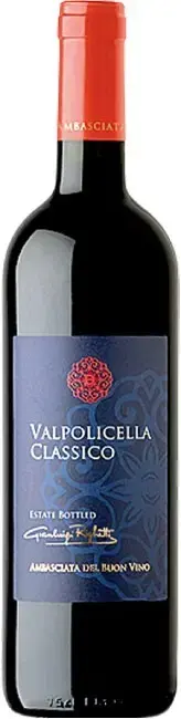 Вино Ambasciata del Buon Vino Valpolicella Classico DOC, 2020, 0.75 л