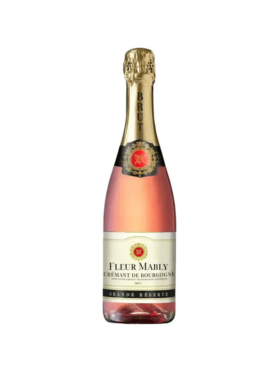 Игристое вино Fleur Mably Cremant de Bourgogne Grande Reserve Rose Brut, 2022, 0.75 л