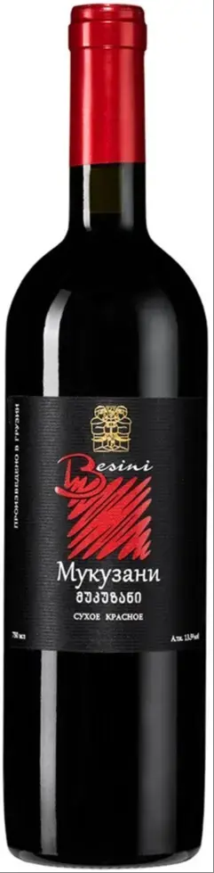 Вино Besini Mukuzani, 2019, 0.75 л