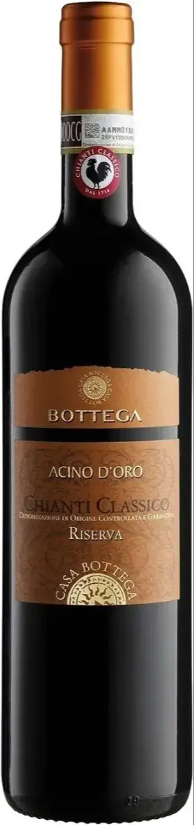 Вино Bottega Acino d'Oro Chianti Classico Riserva DOCG, 2015, 0.75л