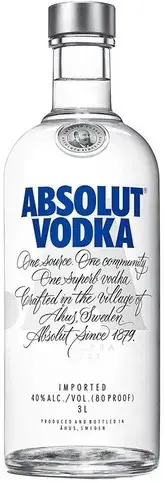 Водка Absolut 3 л