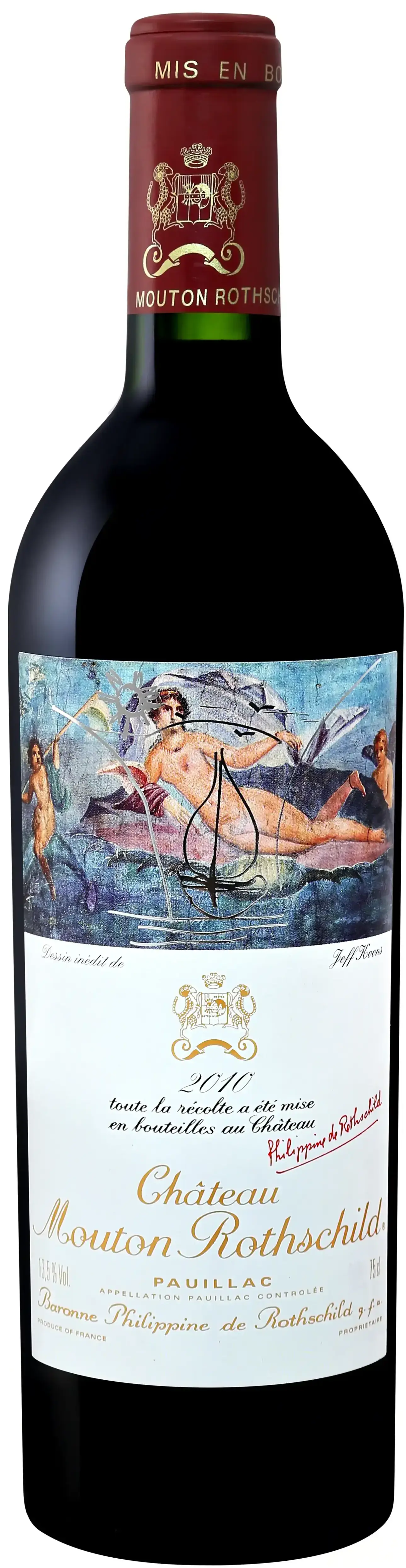 Вино Chateau Mouton Rothschild Pauillac AOC Premier Grand Cru Classe, 2010, 0.75 л