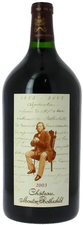 Вино Chateau Mouton Rothschild Pauillac AOC Premier Grand Cru Classe, 2003, 3 л