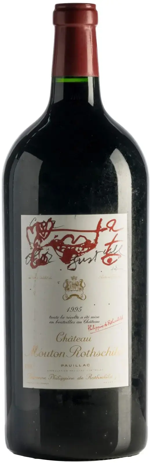 Вино Chateau Mouton Rothschild Pauillac AOC Premier Grand Cru Classe, 1995, 3 л