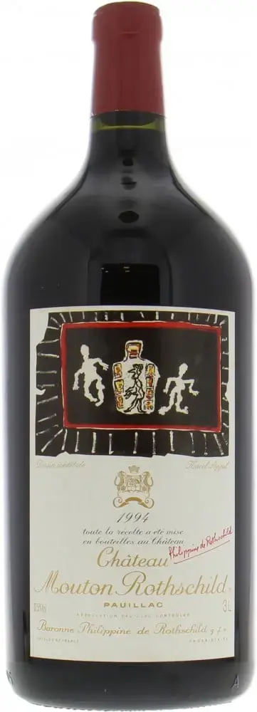 Вино Chateau Mouton Rothschild Pauillac AOC Premier Grand Cru Classe, 1994, 3 л