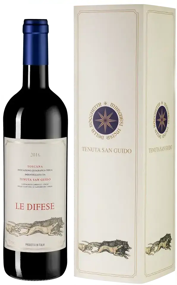 Вино Tenuta San Guido Le Difese, gift box, 0.75 л