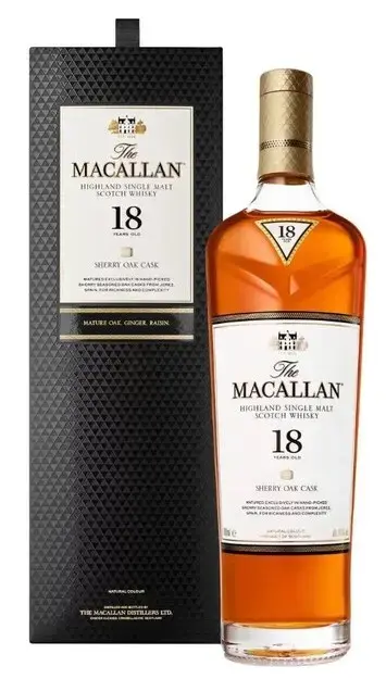 Виски Macallan Sherry Oak 18 years old, gift box 0.7 л