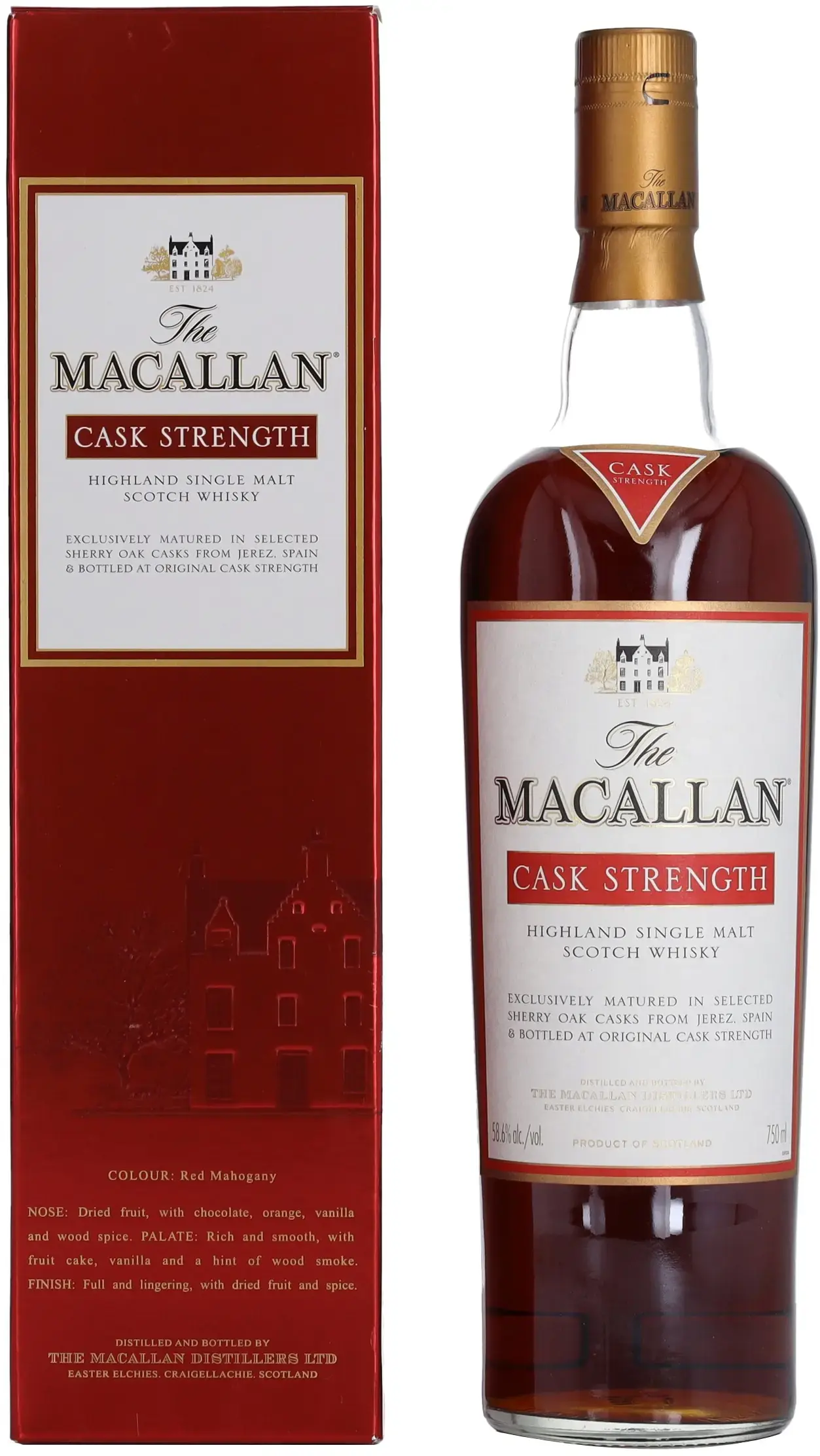 Виски Macallan Cask Strength, gift box, 0.75 л