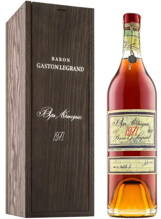 Арманьяк Baron G. Legrand Bas Armagnac in box 1971 0.7 л
