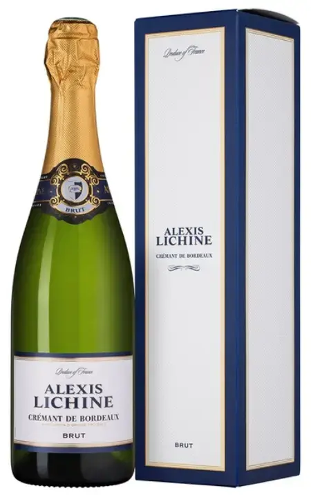 Игристое вино Alexis Lichine Cremant de Bordeaux, gift box, 2022, 0.75 л