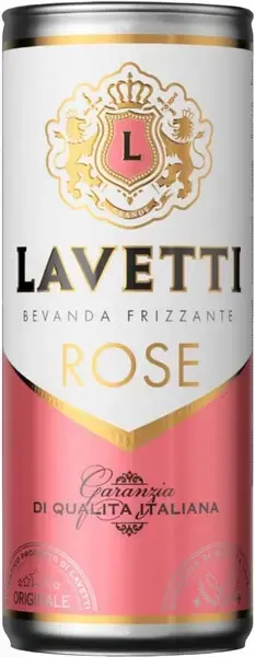 Игристый винный напиток Lavetti Rose in can 0.25 л