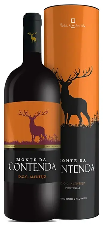 Вино Monte da Contenda Tinto Alentejo, gift tube, 2018, 1.5 л