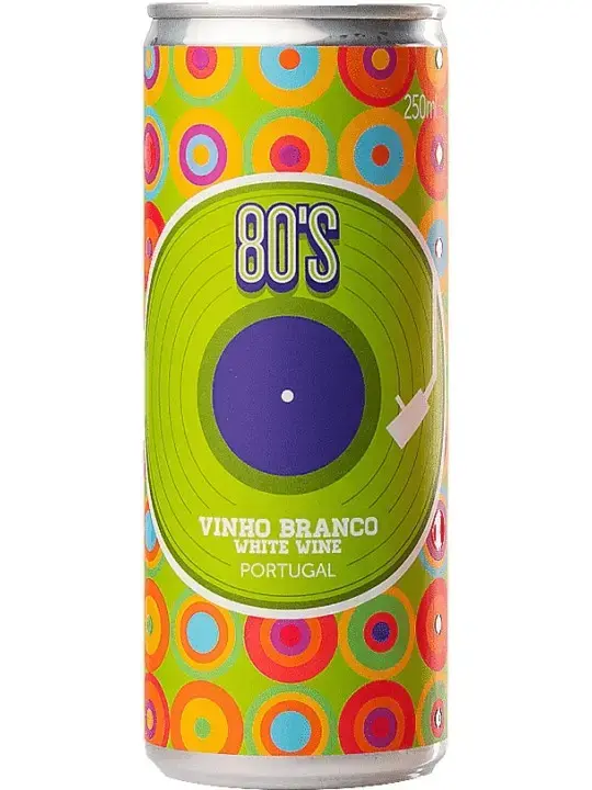 Вино 80's Branco Vinho Verde DOC, in can, 2023, 0.25 л