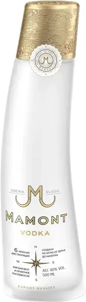 Водка Мамонт 0.5 л