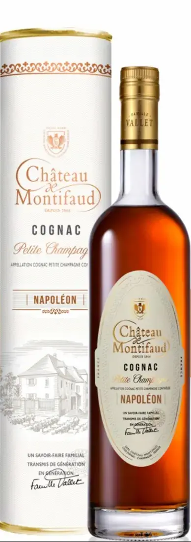 Коньяк Коньяк "Chateau de Montifaud" Napoleon, Fine Petite Champagne AOC, in tube, 0.7 л