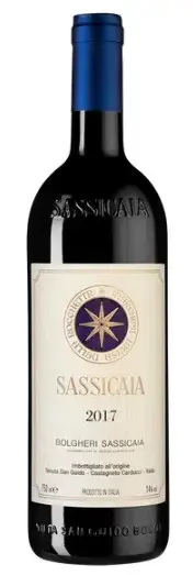 Вино Sassicaia, 2017, 0.75 л