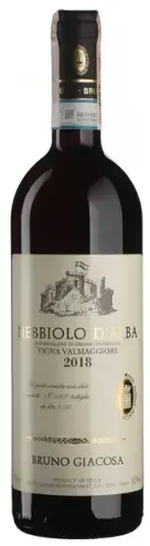 Вино Bruno Giacosa Vigna Valmaggiore Nebbiolo d'Alba DOC, 2018, 0.75 л