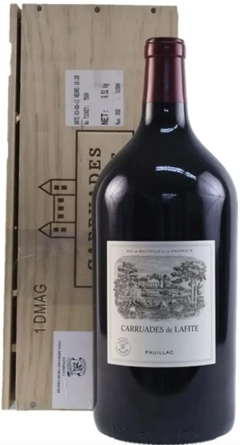 Вино Carruades de Lafite Pauillac AOC, 2018, wooden box, 1.5 л